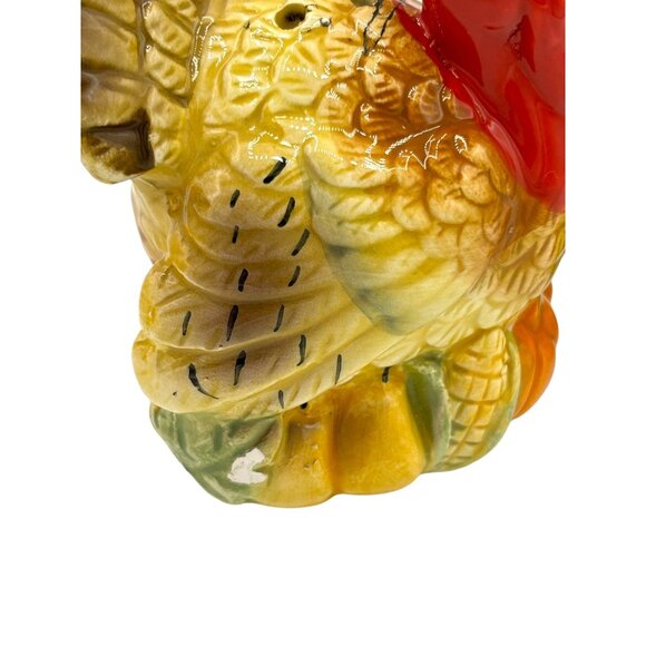 Vintage Pumpkin and Turkey Salt and Pepper Shakers Fall Thanksgiving - Picture 7 of 11